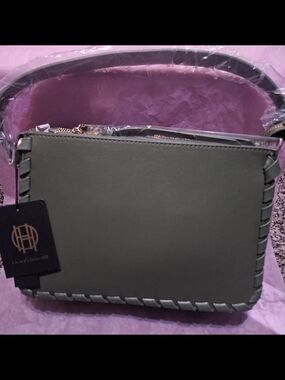 House Of Harlow 1960 Olive Green Purse With Additional Shoulder Strap NWT